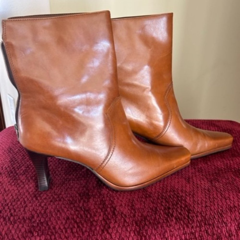Brown Leather Unisa Boots